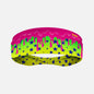 Neon Lime Stars Drip Kids Headband
