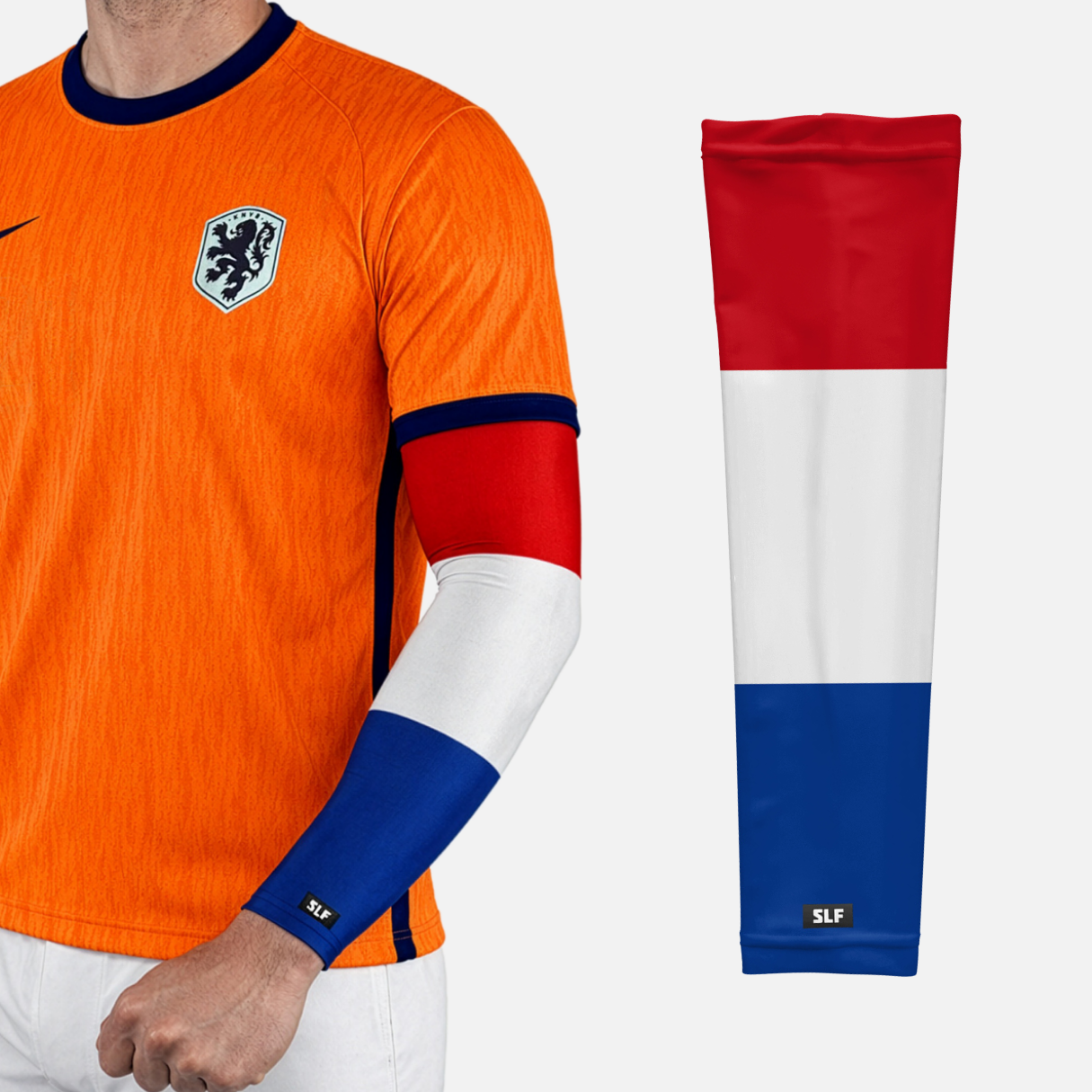 Netherlands Flag Arm Sleeves - Pair
