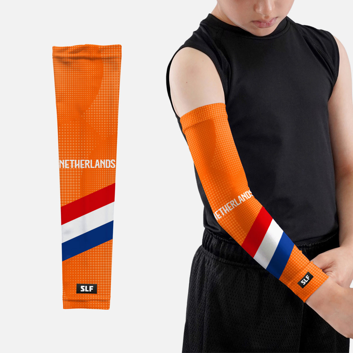 Netherlands Team Edition Kids Arm Sleeves - Pair