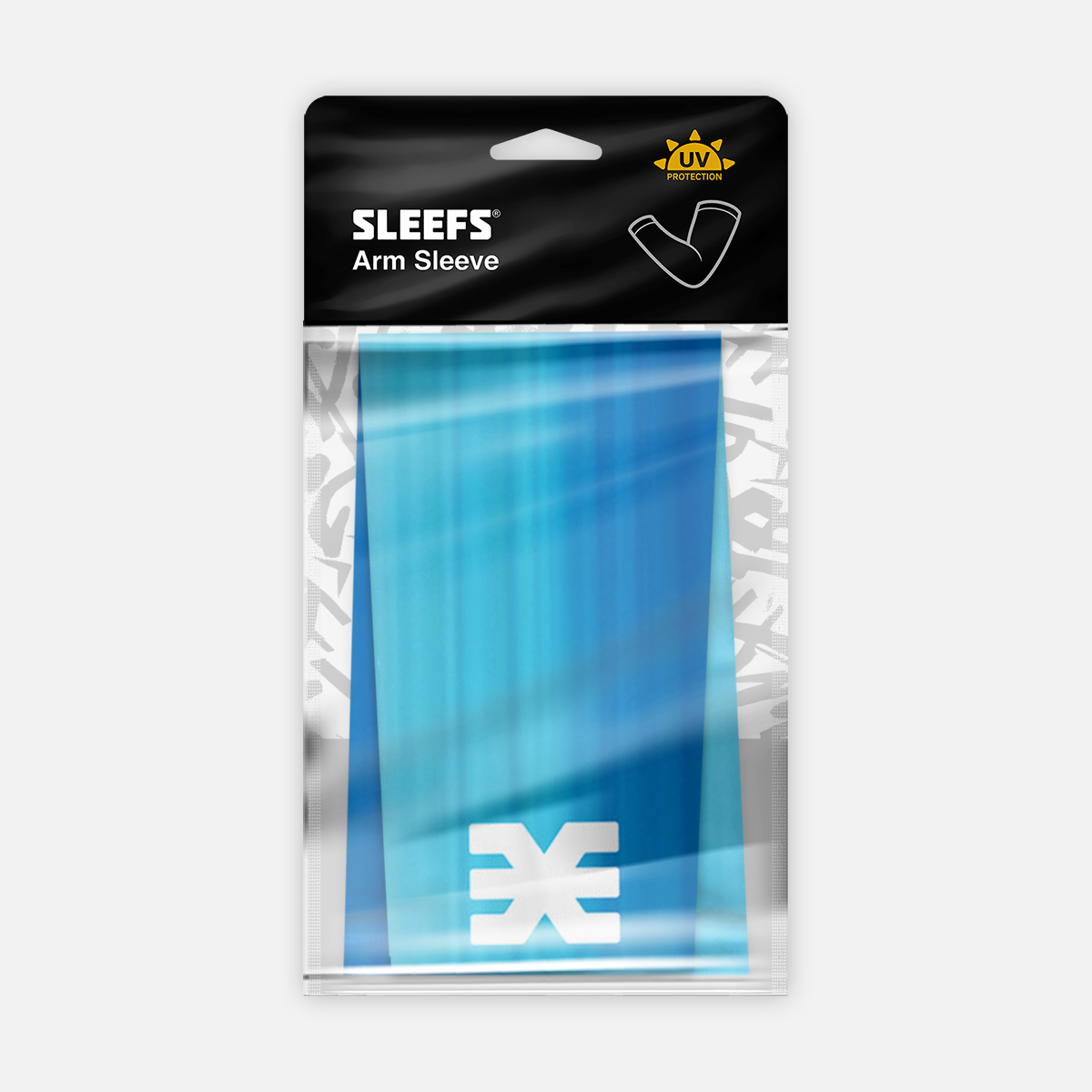 Pace Shift Blue Running Sleeves - Pair