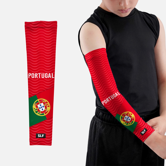 Portugal Team Edition Kids Arm Sleeves - Pair