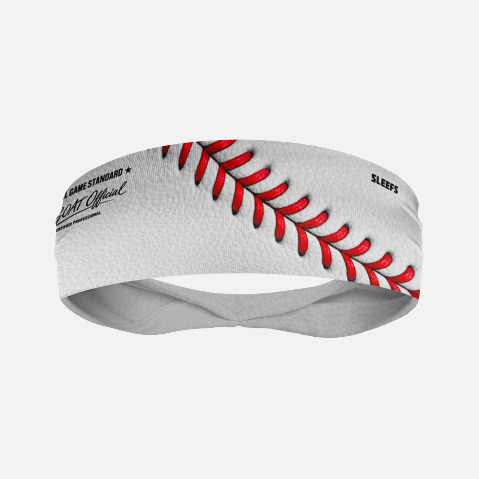Baseball Lace Pro White Kids Headband