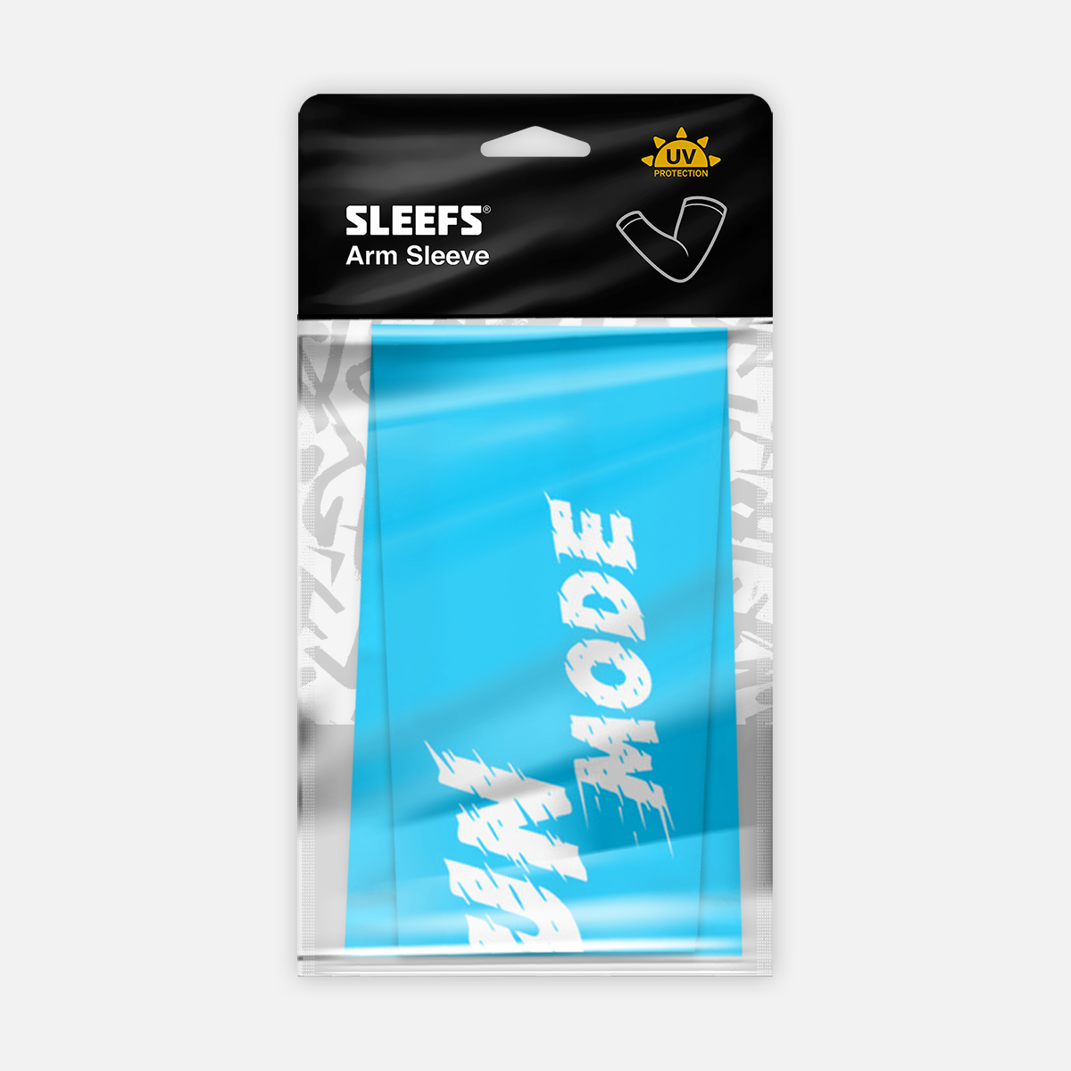 Run Mode Blue Running Sleeves - Pair