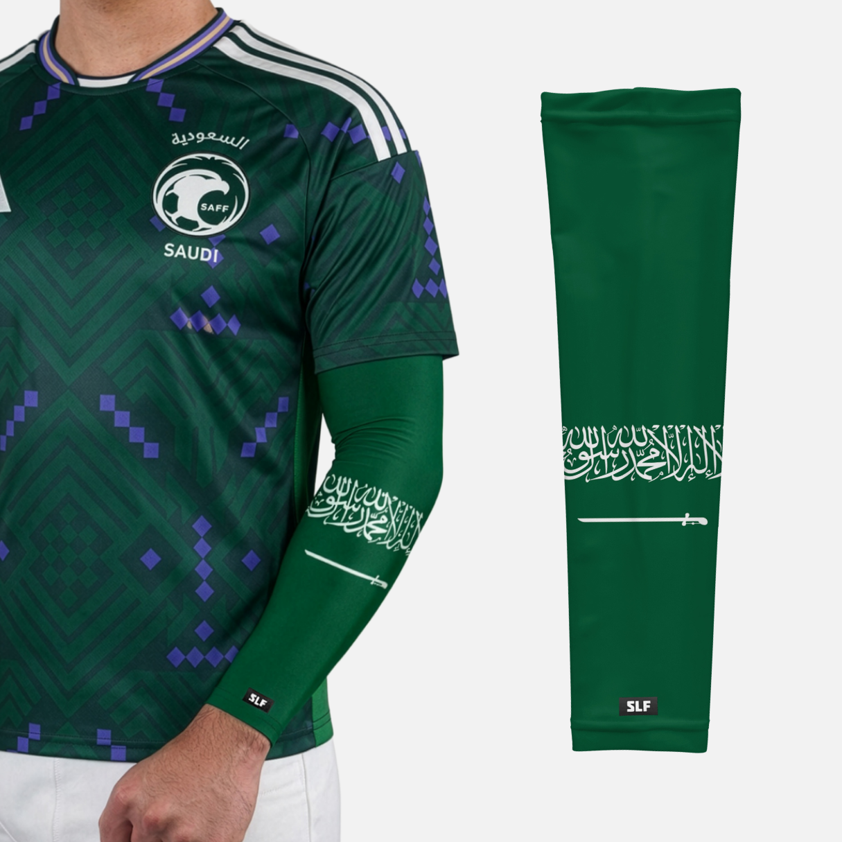 Saudi Arabia Flag Arm Sleeves - Pair