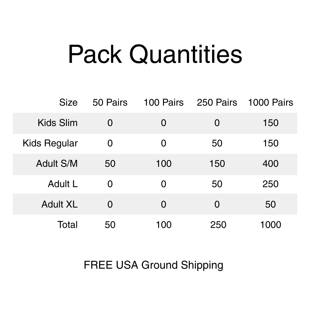Mega 2026 Soccer National Teams Arm Sleeve Pack (1000 Pairs)