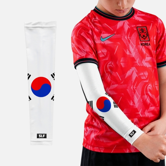 Korea Republic Flag Kids Arm Sleeves - Pair