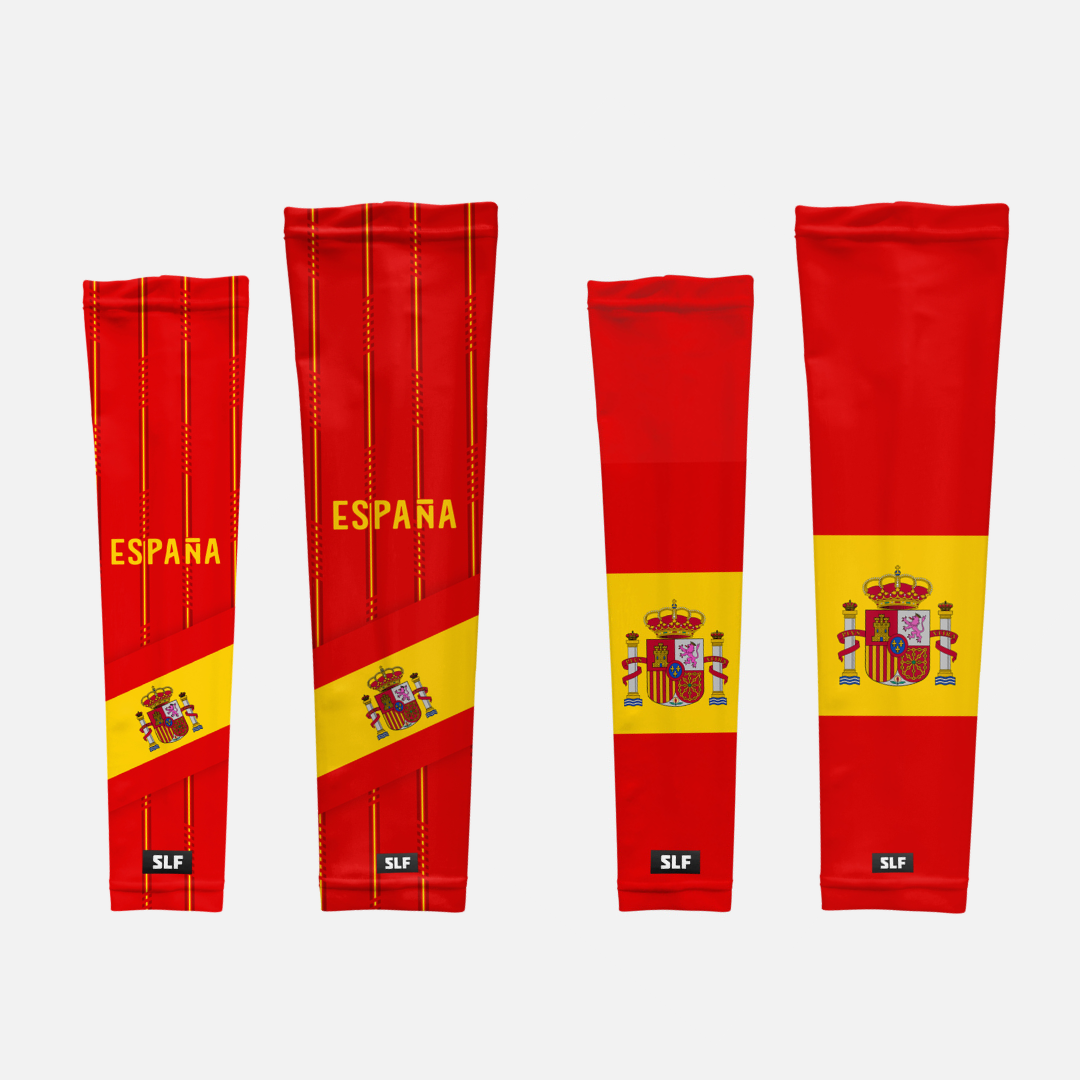 2026 Spain Soccer National Team Arm Sleeves Pack