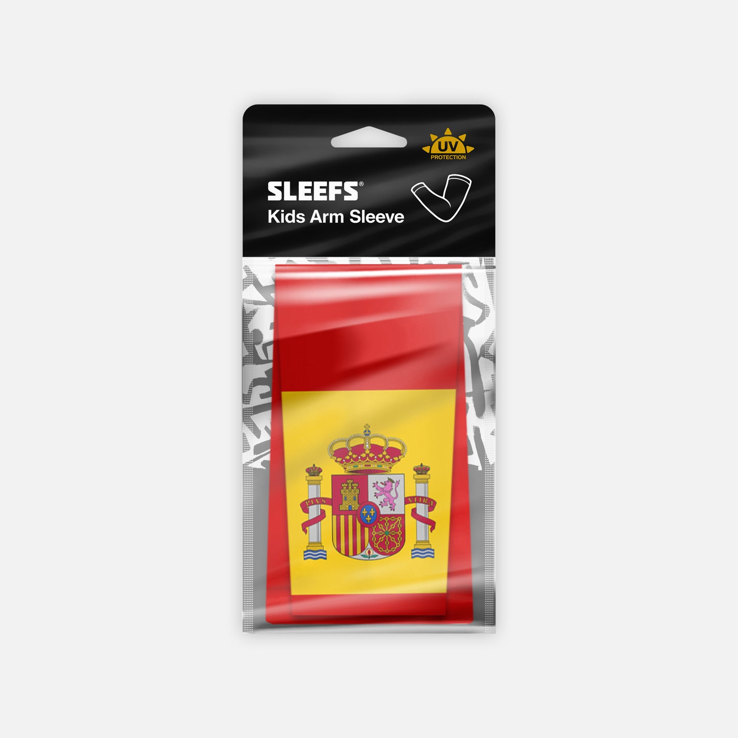 Spain Flag Kids Arm Sleeves - Pair