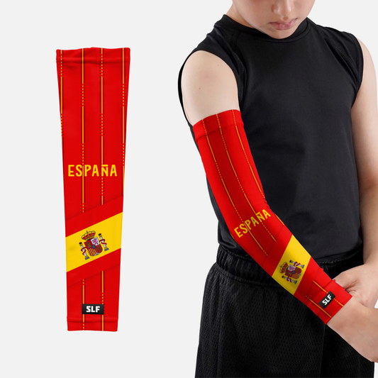 Spain Team Edition Kids Arm Sleeves - Pair