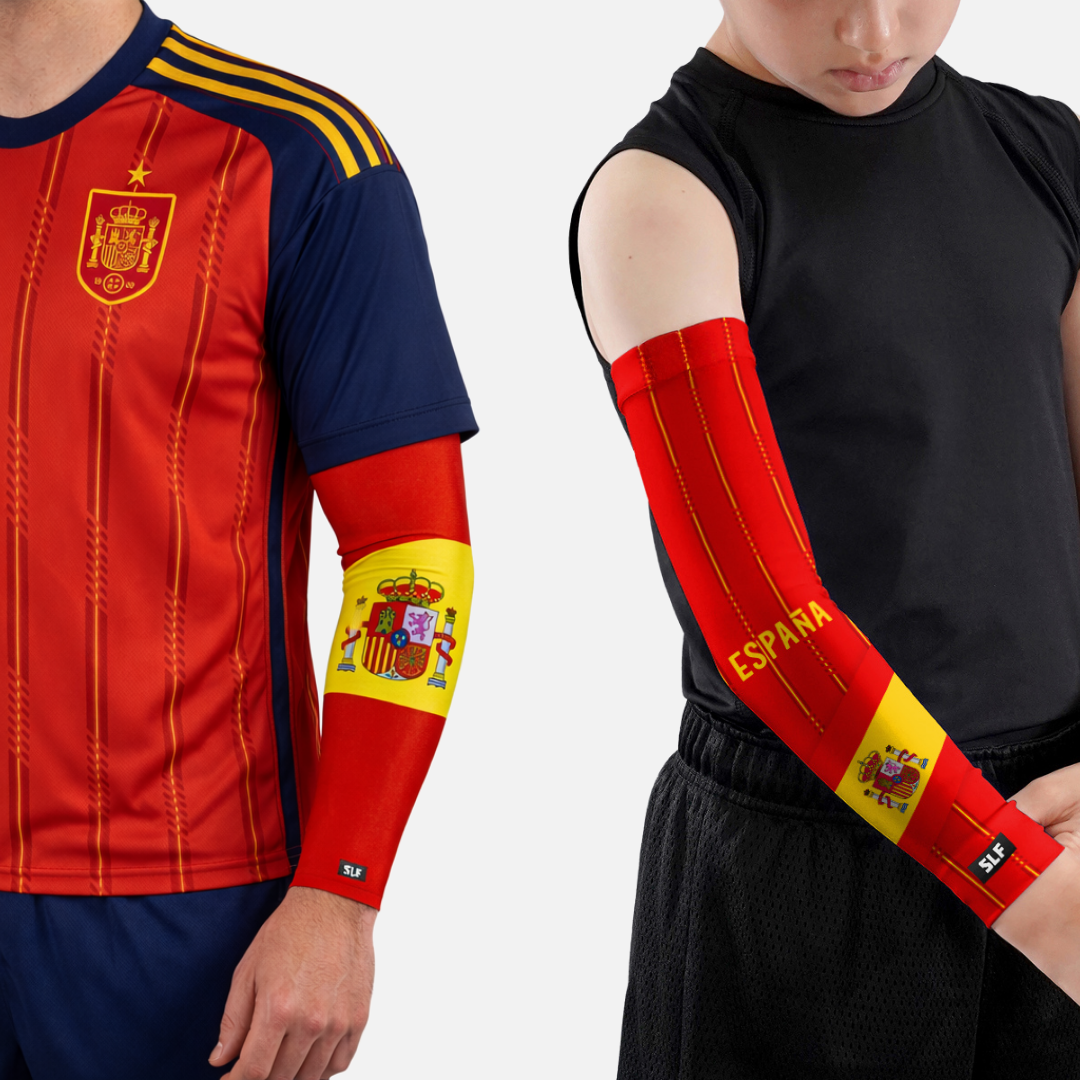 2026 Spain Soccer National Team Arm Sleeves Pack