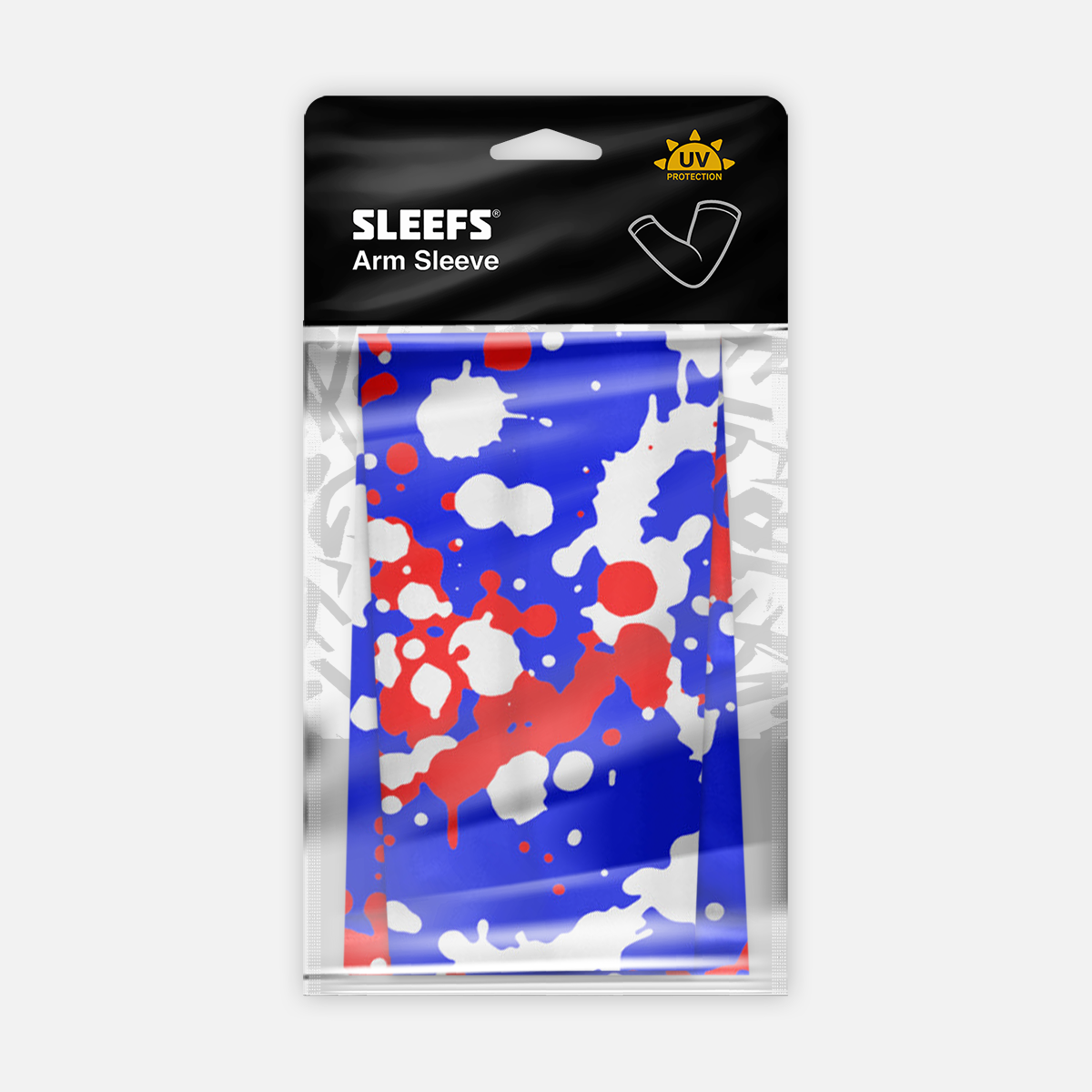 Splatter Blue Power Rush Arm Sleeve