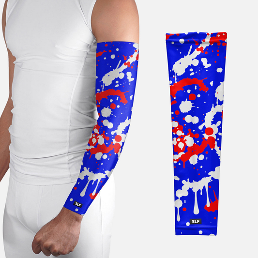 Splatter Blue Power Rush Arm Sleeve
