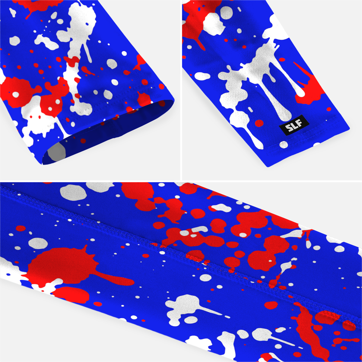 Splatter Blue Power Rush Arm Sleeve