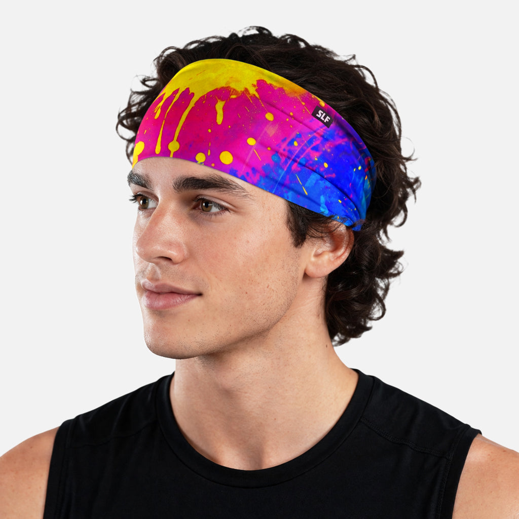 Splatter Colorful Surge Headband