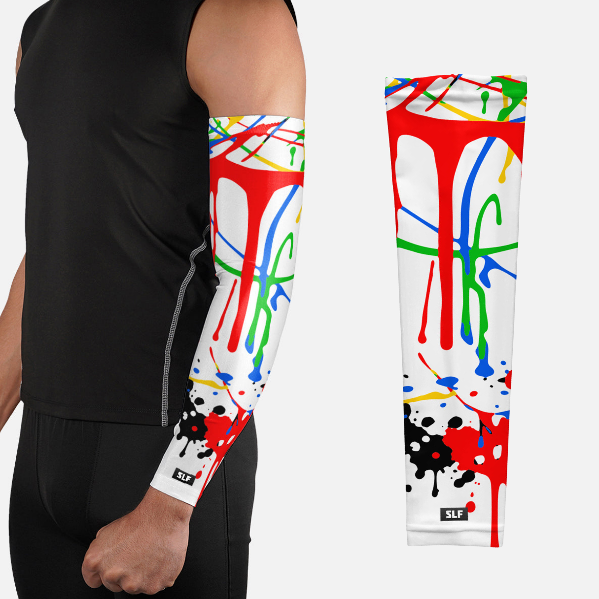 Splatter Crimson Flow Arm Sleeve
