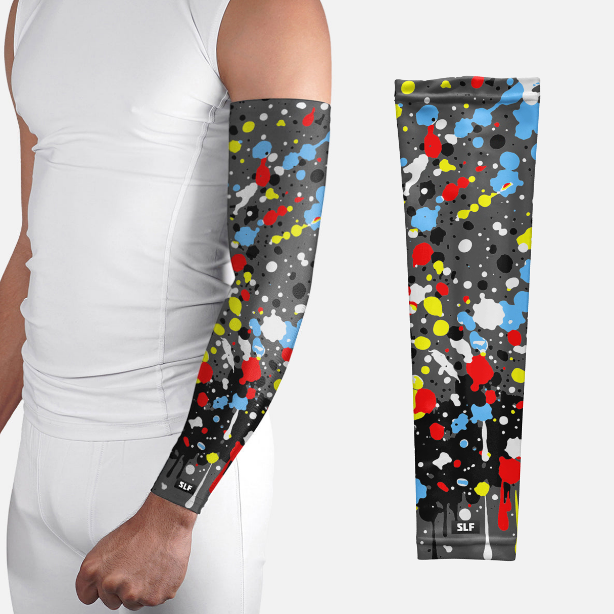 Splatter Gray Urban Pulse Arm Sleeve