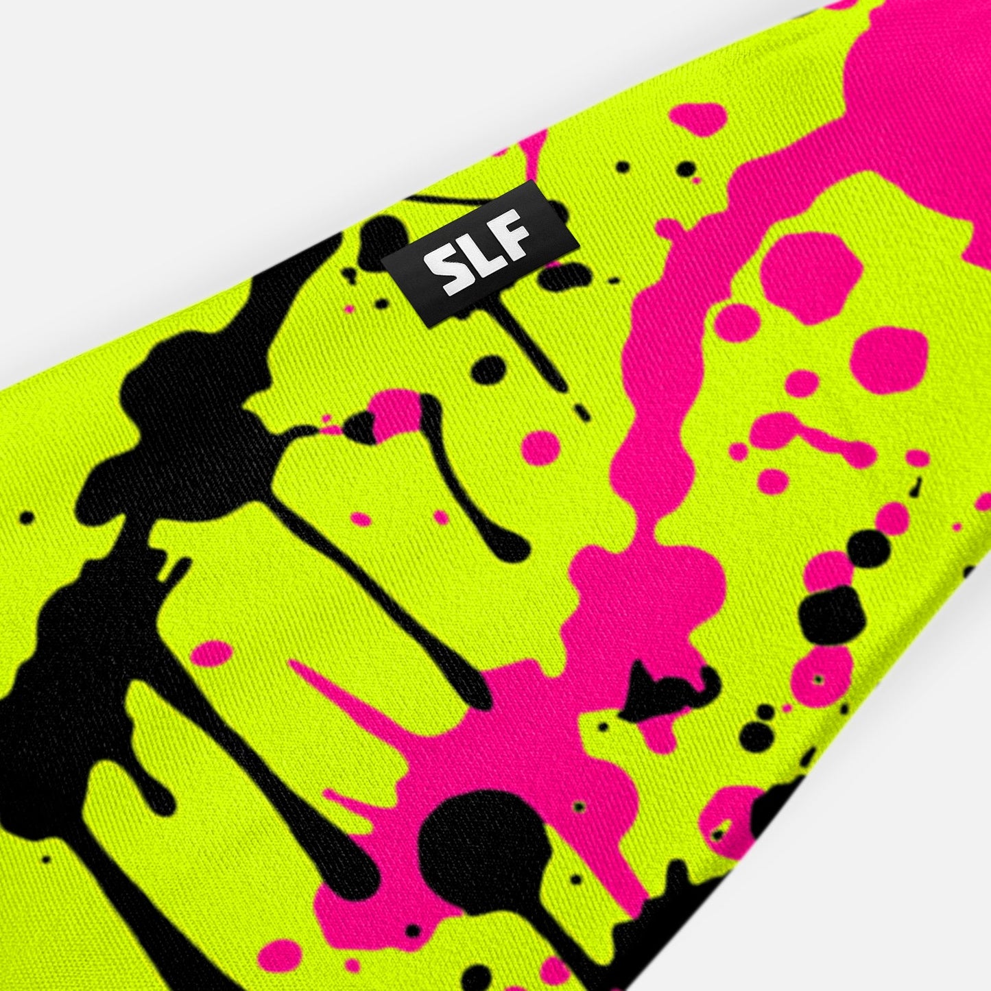 Splatter Green Neon Headband