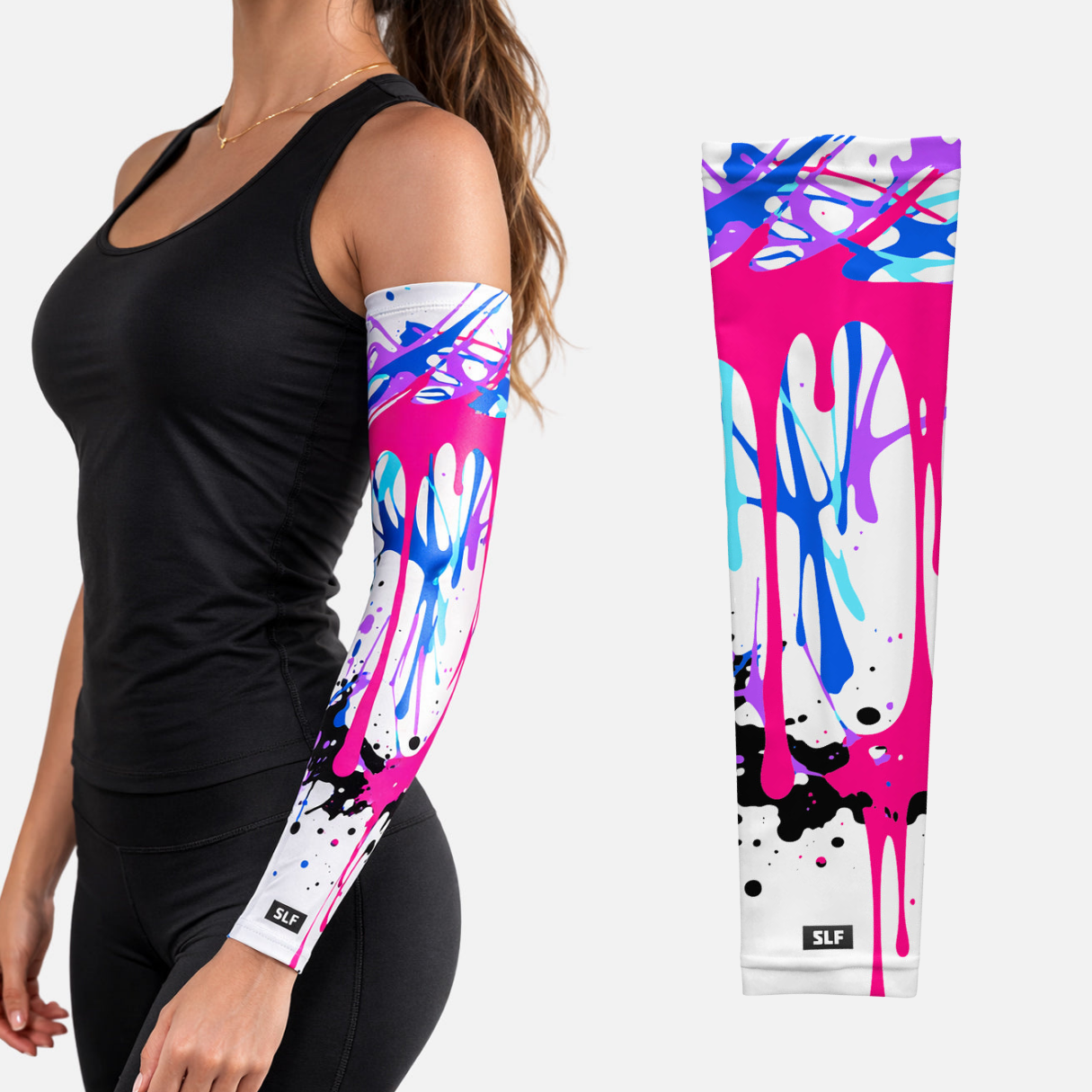 Splatter Pink Surge Arm Sleeve