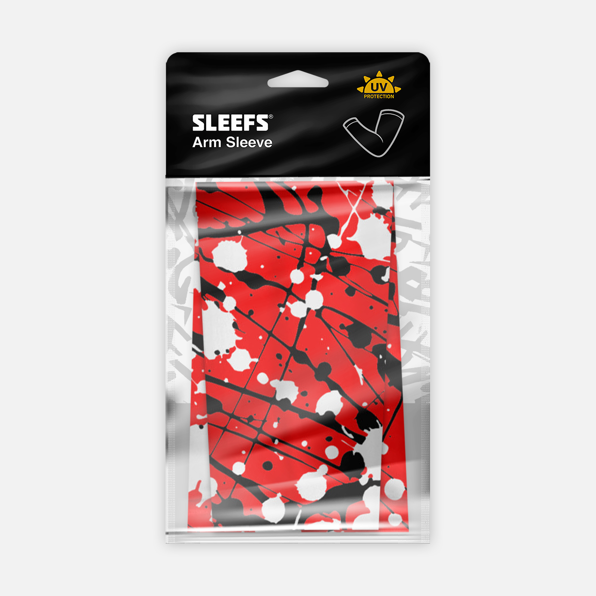 Splatter Red Impact Arm Sleeve