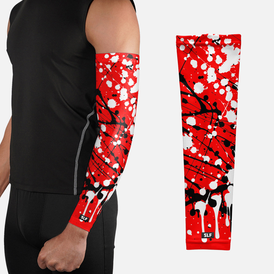 Splatter Red Impact Arm Sleeve