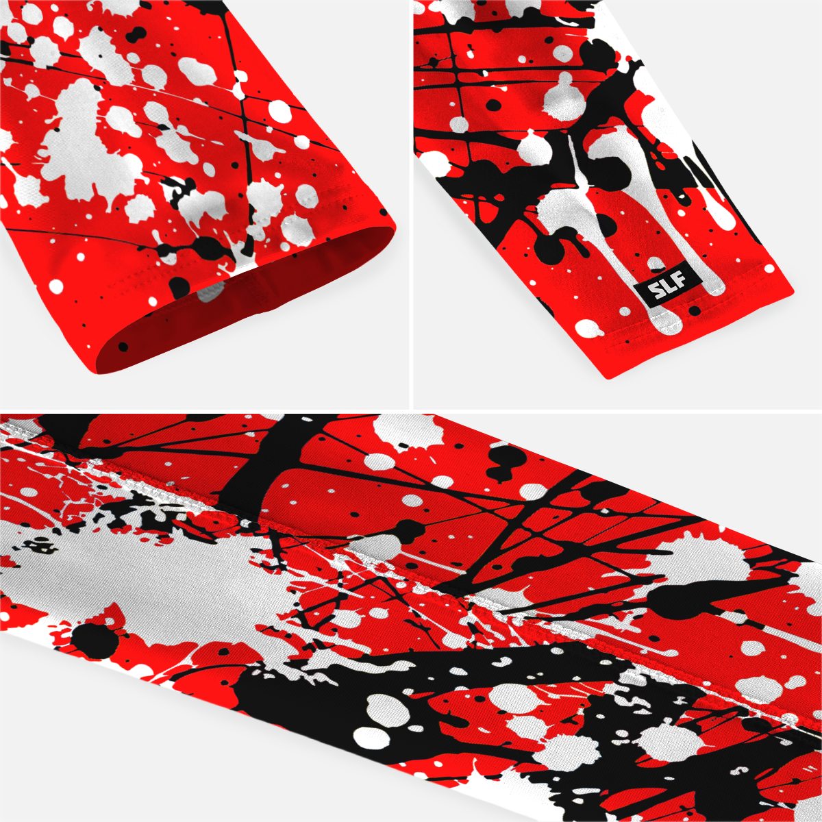 Splatter Red Impact Arm Sleeve