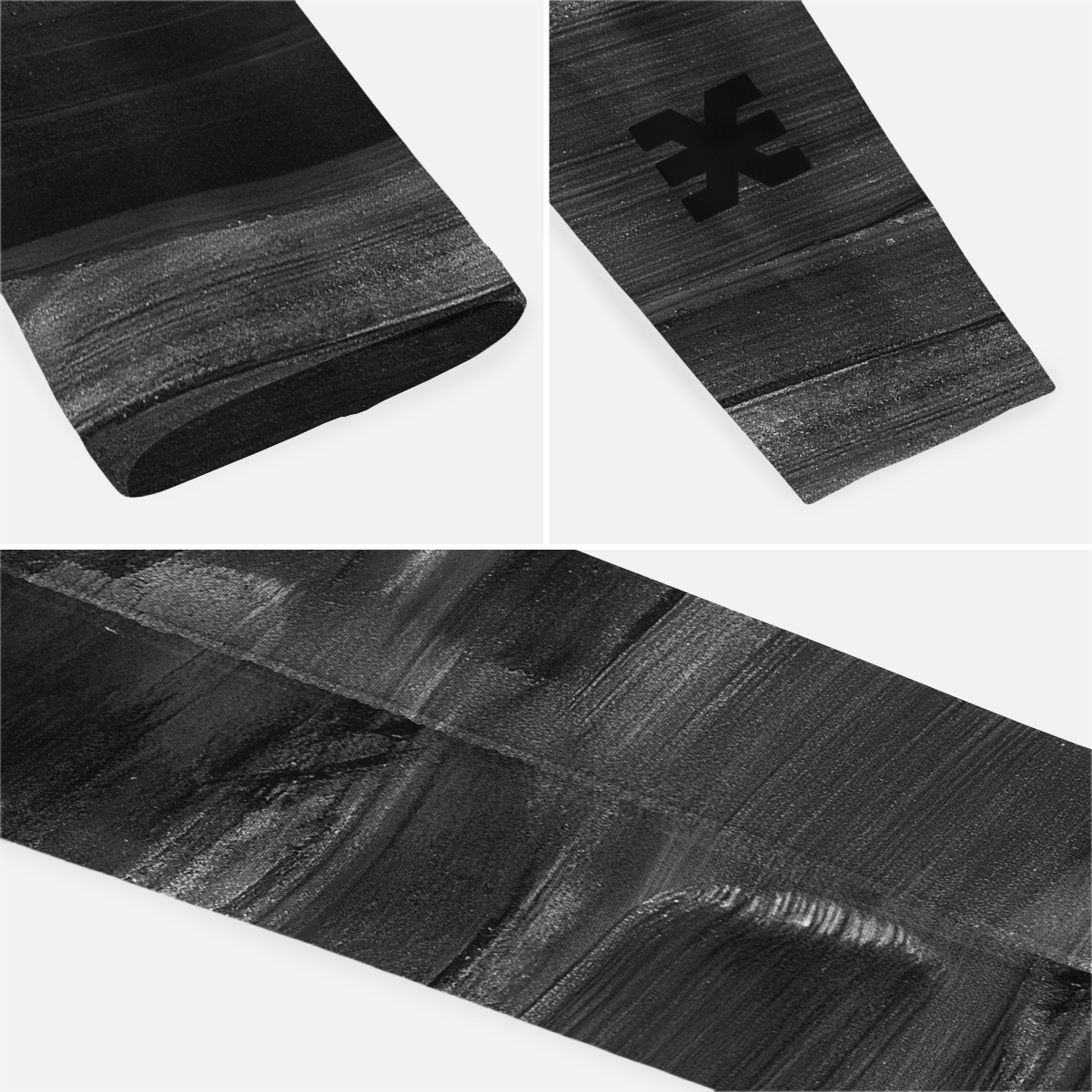 Stealth Core Dark Gray Running Sleeves - Pair