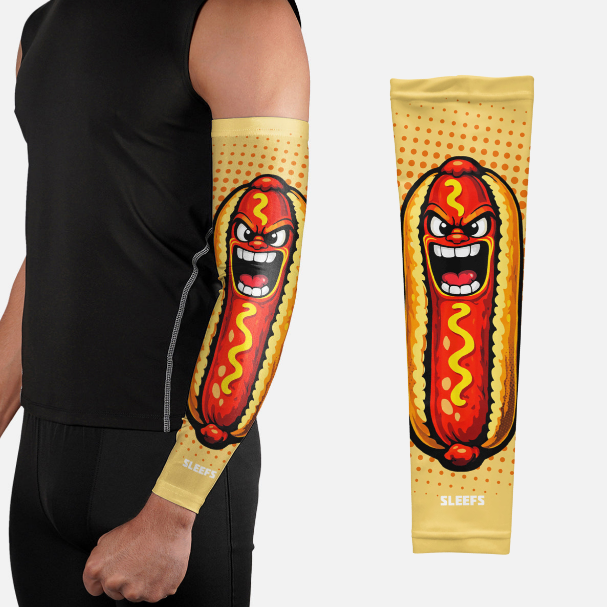 Sunny Gold Hot Dog Arm Sleeve