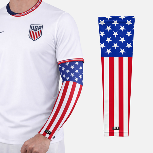 United States Flag Arm Sleeves - Pair