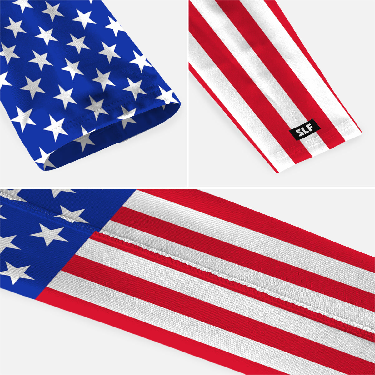 United States Flag Arm Sleeves - Pair