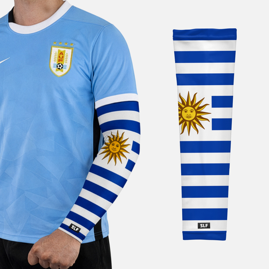 Uruguay Flag Arm Sleeves - Pair