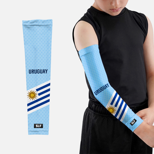 Uruguay Team Edition Kids Arm Sleeves - Pair