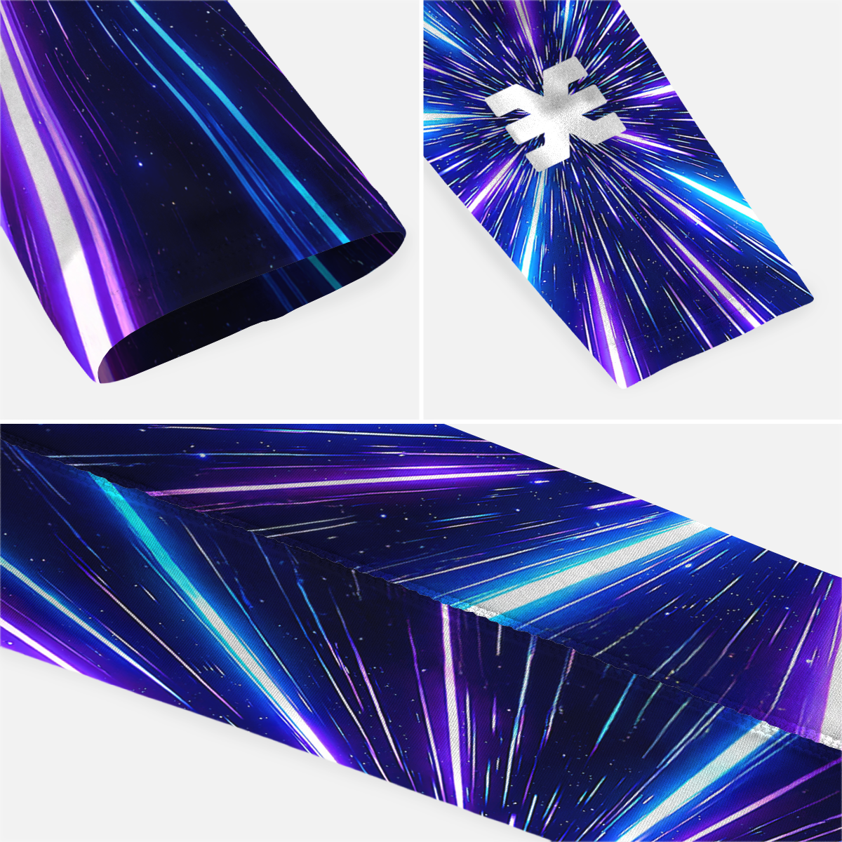 Velocity Purple Running Sleeves - Pair