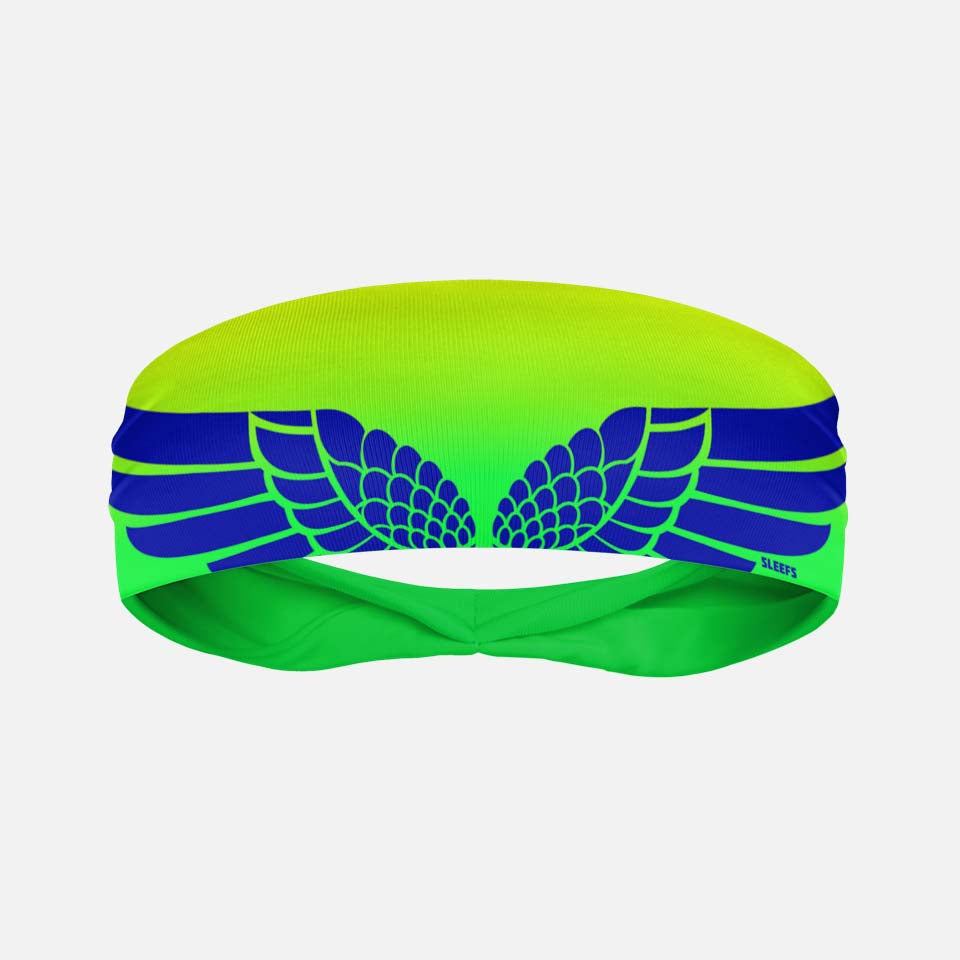 Neon Wings Volt Green Kids Headband
