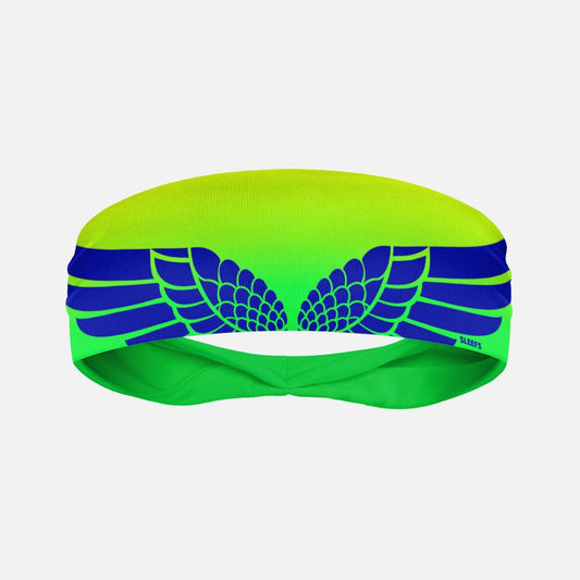Neon Wings Volt Green Kids Headband